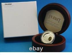 New Zealand- 2014 1 OZ Silver Proof Coin- Hobbit Coin Bag End