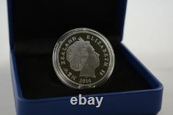 New Zealand 2014 Silver Dollar Proof Coin HMS Achilles