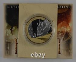 New Zealand 2014 Silver Dollar Proof Coin The Hobbit Battle of the Fiv