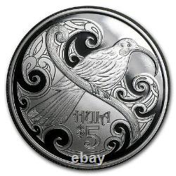 New Zealand 2015 1 OZ Silver Proof Coin Huia Bird
