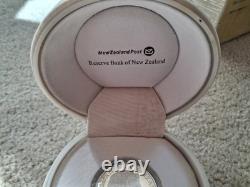 New Zealand 2015 $1 Silver Coin Cricket World Cup Domed Coin