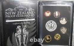 New Zealand 2015 ANZAC Centenary 6 coin Proof Set inc silver 5 Five Dollar Coin