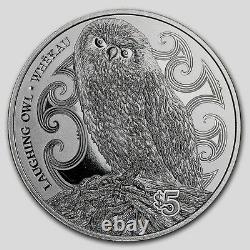 New Zealand 2017- 1 OZ Silver Proof Coin- Laughing Owl Whekau