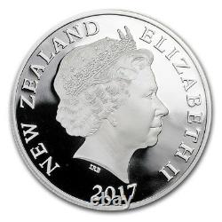 New Zealand -2017 1 OZ Silver Proof Coin- Maori Art Taniwha Coin