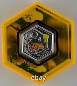 New Zealand 2018 Silver Dollar Proof Coin Manuka Honey