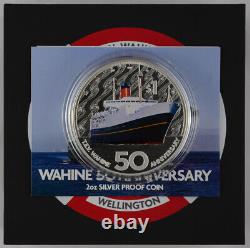 New Zealand 2018 Silver Dollar Proof Coin Wahine 50th Anniversary
