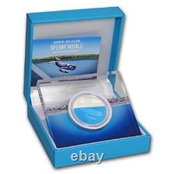 New Zealand- 2018- Sperm Whale- 1oz Silver Proof Coin