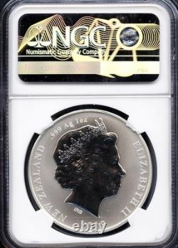 New Zealand 2019 $1 All Blacks Rugby SP 69.999 Silver NGC # 2180203-003 + Bonus