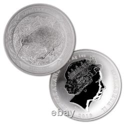 New Zealand -2019 1 OZ Silver Kiwi Coin Series- Brown Kiwi Coin