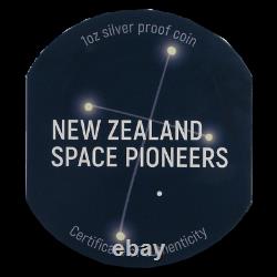 New Zealand 2019 1 oz Silver Proof Coin- Space Pioneers