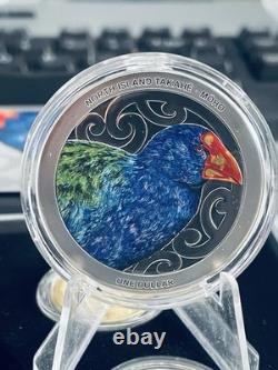 New Zealand 2019 Silver Proof Currency Set- North Island Takahe