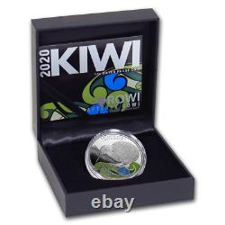 New Zealand 2020 1 OZ Silver Proof Dollar Coin- Rowi Kiwi Coin