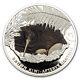 New Zealand 2021 1 Oz Silver Kiwi Proof Coin- Brown Kiwi Coin