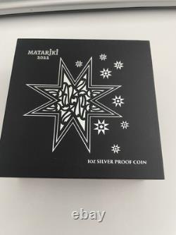 New Zealand -2021 Matariki- Maori Art 1oz Silver Proof Coin