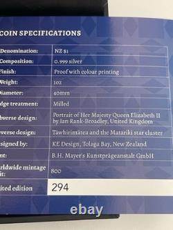 New Zealand -2021 Matariki- Maori Art 1oz Silver Proof Coin