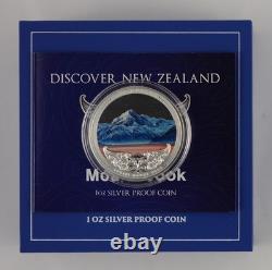 New Zealand 2021 Silver Dollar Proof Coin Discover New Zealand Aoraki