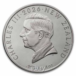 New Zealand 2026 Kiwi 1oz Silver 99.9% Proof Coin