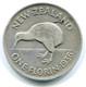 New Zealand Florin 1936 Km-4 Very Are Key Date Nice Hg Coin Lotfeb4697