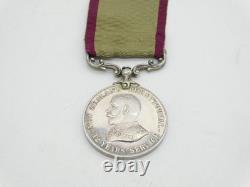 New Zealand George V Silver Territorial 12 Years Service Medal Antique 1911