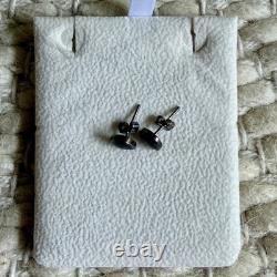 New Zealand Jaslin Jade Sterling Silver Love Heart Stud Earrings New