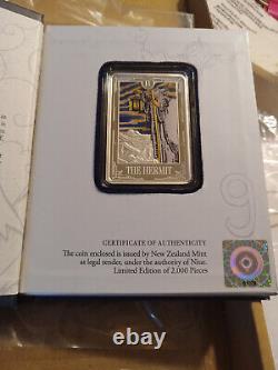 New Zealand Mint 1 Troy Oz Proof Tarot #9 The Hermit Coa 1078/2000