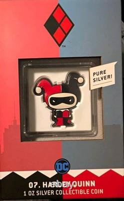New Zealand Mint 2021 Harley Quinn 1 oz. 999 Silver Proof Coin Uncertified