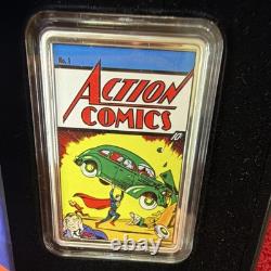 New Zealand Mint 2023 Action Comics #1 2 oz. 999 Silver Coin 00911