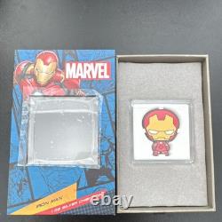 New Zealand Mint 2023 Iron Man Chibi 1 oz Silver Coin. 999 Uncertified