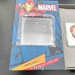 New Zealand Mint 2023 Iron Man Chibi 1 oz Silver Coin. 999 Uncertified