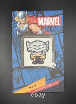 New Zealand Mint 2023 Marvel Thor Chibi 1 oz. 999 Fine Silver Coin