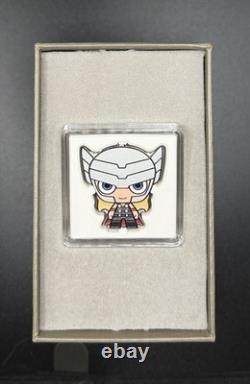 New Zealand Mint 2023 Marvel Thor Chibi 1 oz. 999 Fine Silver Coin