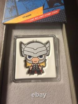 New Zealand Mint 2023 Marvel Thor Chibi Coin 1 oz. 999 Fine Silver #903/1800