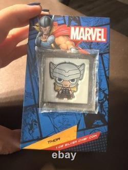 New Zealand Mint 2023 Marvel Thor Chibi Coin 1 oz. 999 Fine Silver #903/1800