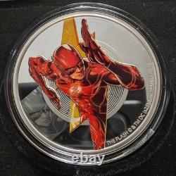 New Zealand Mint 2023 The Flash DC Trading Coin Silver 1 oz 777/2000 Limited