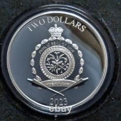 New Zealand Mint 2023 The Flash DC Trading Coin Silver 1 oz 777/2000 Limited