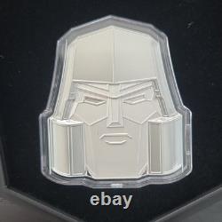 New Zealand Mint 2024 Transformers 40 Years Megatron 3 oz. 999 Silver $5 Coin