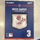 New Zealand Mint Bryce Harper 3 Oz Silver Collectible Coin Limited 187/200