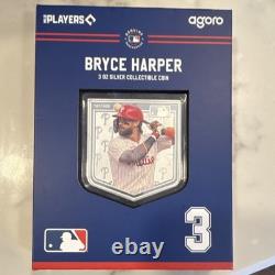 New Zealand Mint Bryce Harper 3 oz Silver Collectible Coin Limited 187/200