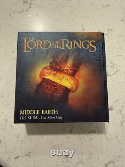 New Zealand Mint Lord of the Rings The Shire 1oz Silver Coin
