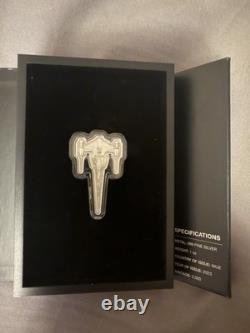 New Zealand Mint Mandalorian N-1 Starfighter 1oz. 999 Silver