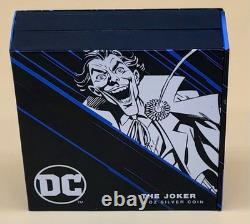 New Zealand Mint NZ DC Villains The Joker 2023 Niue 3 oz Silver Coin