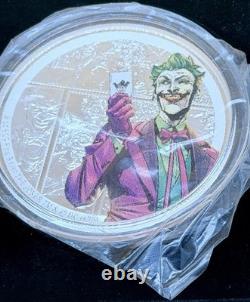 New Zealand Mint NZ DC Villains The Joker 2023 Niue 3 oz Silver Coin
