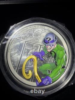 New Zealand Mint NZ DC Villains The Riddler 2023 Niue 3 oz Silver Coin #A243