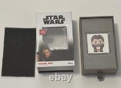 New Zealand Mint Qui-Gon Jinn 2023 1 oz Silver Coin Star Wars (Free shipping)