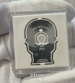 New Zealand Mint Qui-Gon Jinn 2023 1 oz Silver Coin Star Wars (Free shipping)