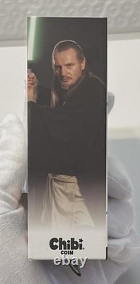 New Zealand Mint Qui-Gon Jinn 2023 1 oz Silver Coin Star Wars (Free shipping)