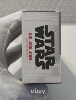 New Zealand Mint Qui-Gon Jinn 2023 1 oz Silver Coin Star Wars (Free shipping)