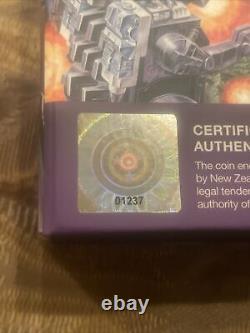New Zealand Mint Silver $2 Transformers G1 Megatron Silver Coin