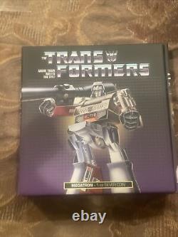 New Zealand Mint Silver $2 Transformers G1 Megatron Silver Coin