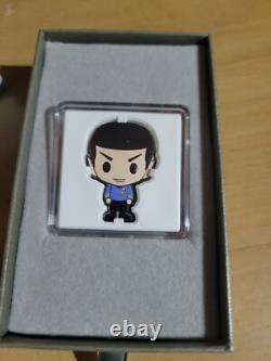 New Zealand Mint Star Trek Spock 1oz Silver Chibi Coin